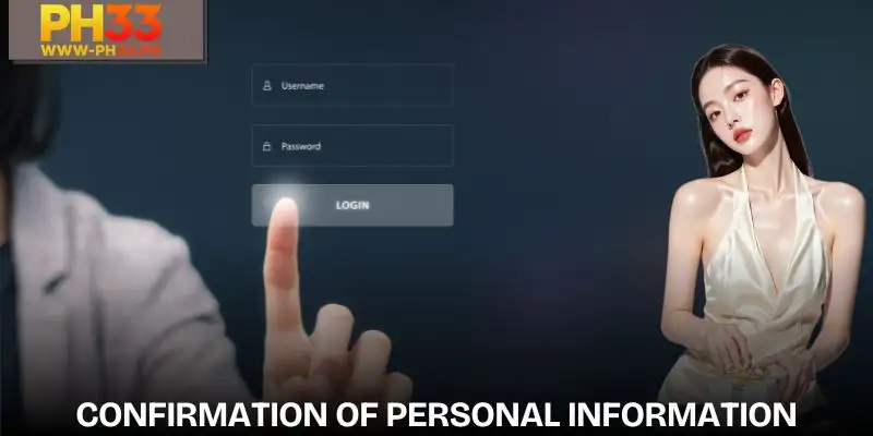 Verify personal information before deleting the account
